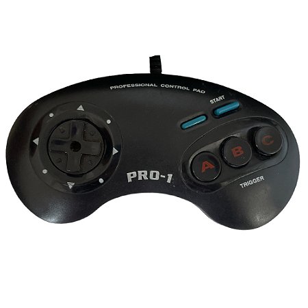 Controle Mega Drive Preto - Pro-1