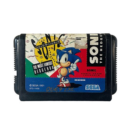 Jogo Sonic the Hedgehog - Mega Drive (JAPONÊS)