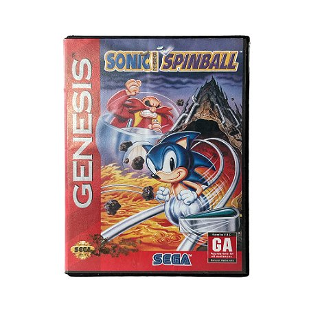 Jogo Sonic the Hedgehog Spinball - Mega Drive
