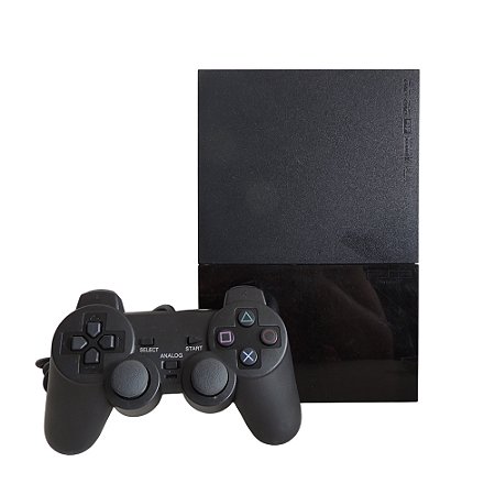 Console PlayStation 2 Slim Preto - Sony (Desbloqueado 1.99)