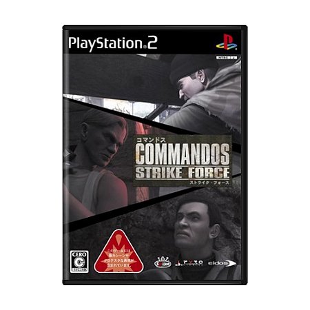 Jogo Commandos Strike Force- PS2 (Japonês)