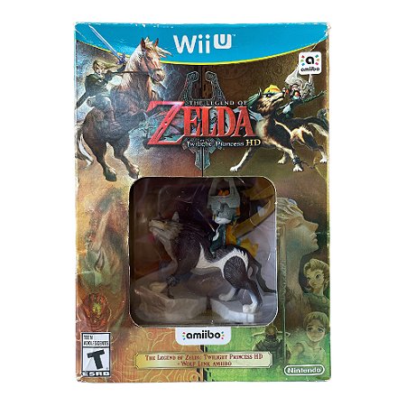 Jogo The Legend of Zelda: Twilight Princess HD + amiibo wolf Link - Wii U