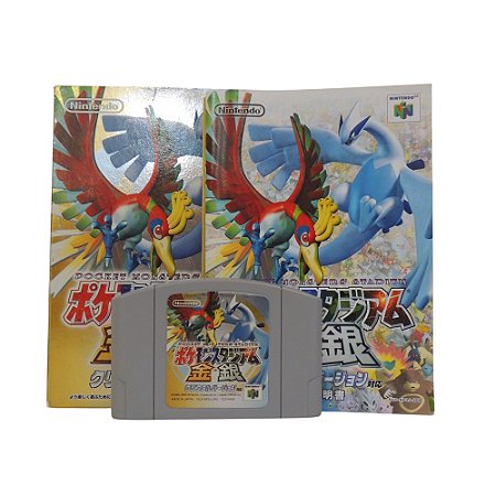 Jogo Pokémon Stadium Kin Gin Crystal Version - N64 (Japonês)