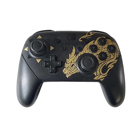Controle Switch Pro Controller (Monster Hunter Rise Edition) - Nintendo