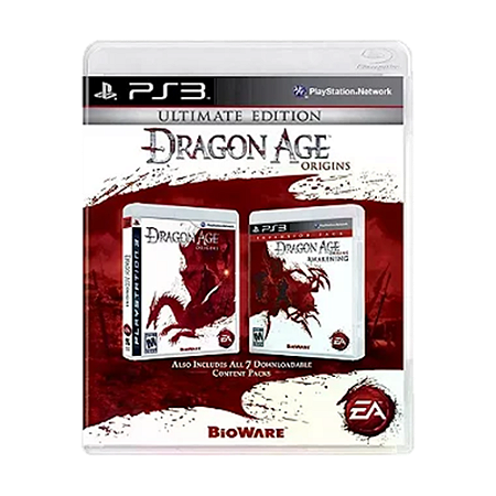 Jogo Dragon Age: Origins - Ultimate Edition - PS3 (LACRADO)