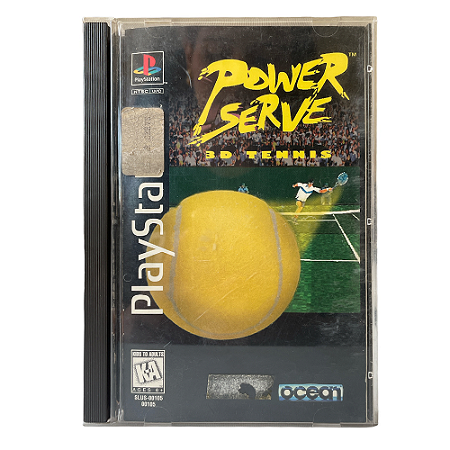 Jogo Power Serve 3D Tennis - PS1 (Long Box)