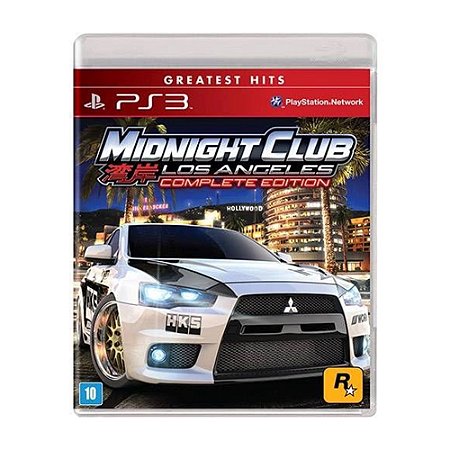 Jogo Midnight Club: Los Angeles Complete Edition - PS3 (Greatest Hits)
