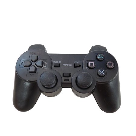 Controle Dualshock 2 Com Fio Preto - Paralelo