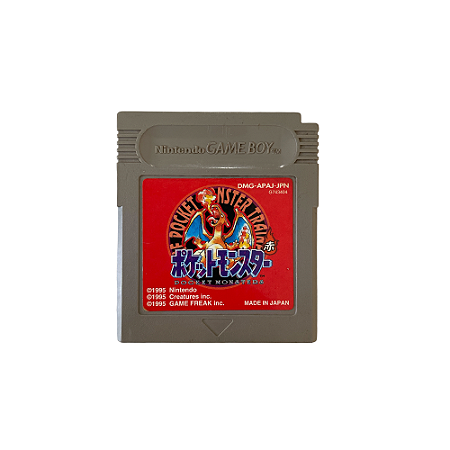 Jogo Pocket Monsters Aka - GBC (Japonês)