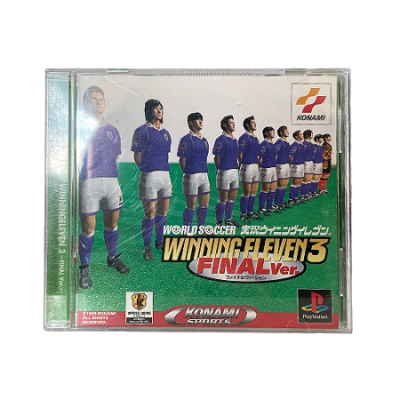 Jogo  World Soccer Jikkyou Winning Eleven 3 Final Ver - PS1 (Japonês)