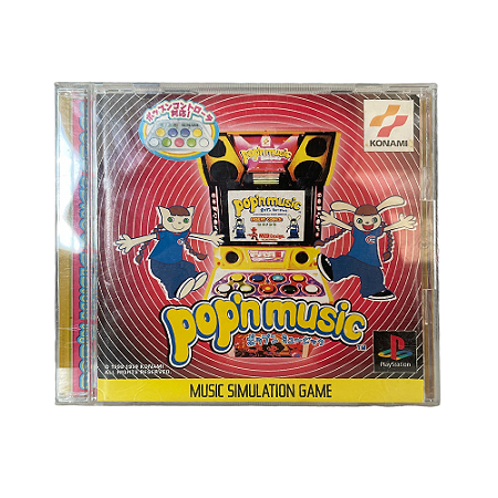 Jogo Pop'n Music - PS1 (Japonês)