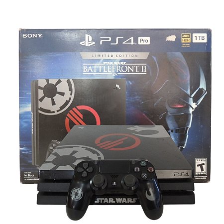 Console PlayStation 4 Pro 1TB (Edição Star Wars Battlefront II) - Sony