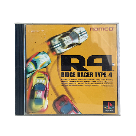 JogoR4: Ridge Racer Type 4 - PS1 (Japonês)