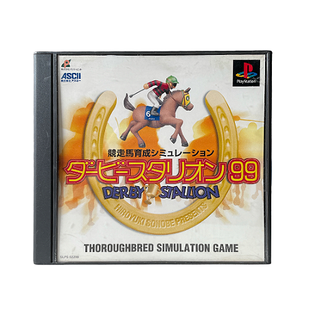 Jogo Derby Stallion - PS1 (Japonês)