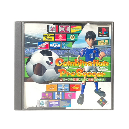 Jogo Combination Pro Soccer - PS1 (JAPONÊS)