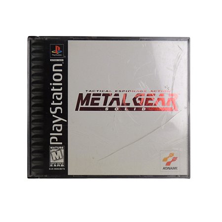 Jogo Metal Gear Solid - PS1