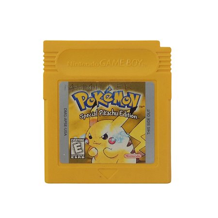Jogo Pokémon Yellow Version (Special Pikachu Edition) - GBC