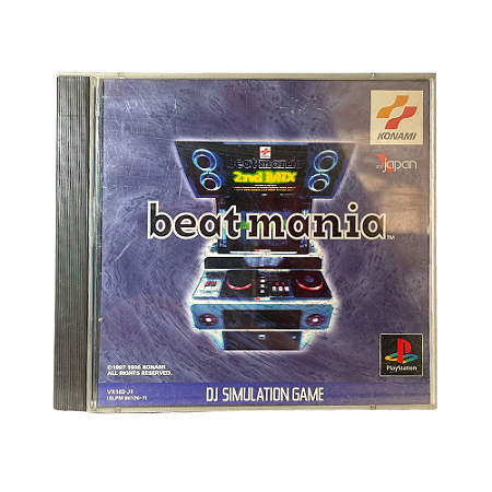 Jogo BeatMania - PS1 (Japonês)