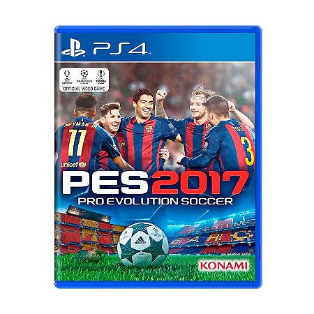 Jogo Pro Evolution Soccer 2017 (PES 17) - PS4