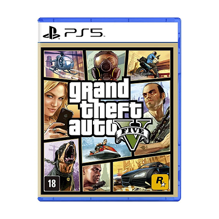 Jogo Grand Theft Auto V - PS5 (LACRADO)