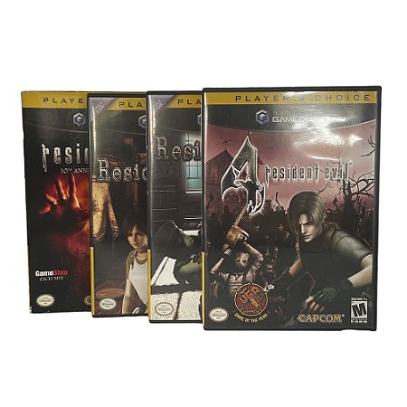 Jogo Resident Evil: 10th Anniversary Collection (Bundle) - GameCube