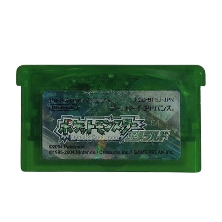 Jogo Pokémon Emerald Version - GBA (Japonês)