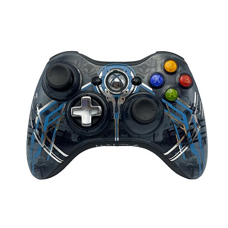 Controle Microsoft sem fio HALO 4 Transparente - Xbox 360