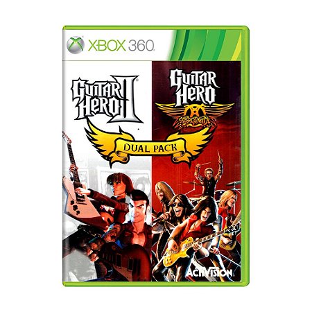 Jogo Guitar Hero II + Guitar Hero Aerosmith (Dual Pack) - Xbox 360