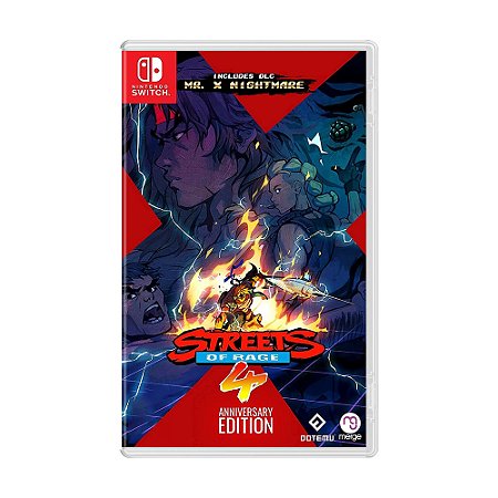 Jogo Streets of Rage 4: Anniversary Edition - Switch