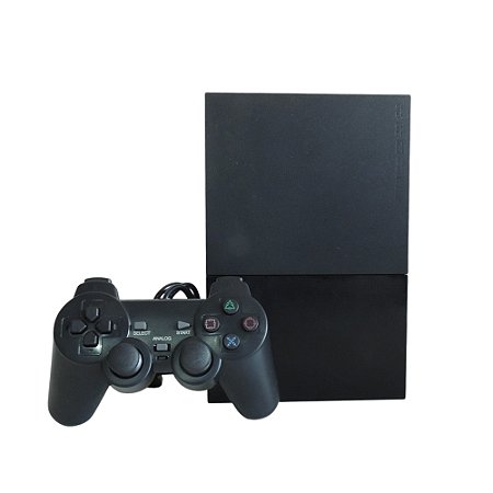 Console PlayStation 2 Slim Preto - Sony (Desbloqueado 1.93)