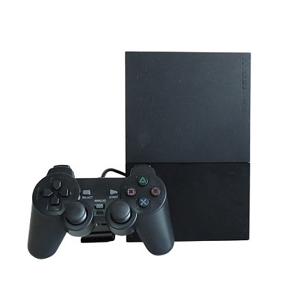 Console PlayStation 2 Slim Preto - Sony (Desbloqueado 1.93)