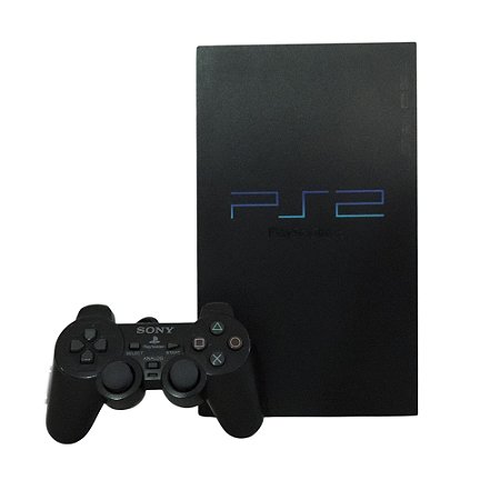 Console PlayStation 2 Fat Preto - Sony (Desbloqueado Thunder)