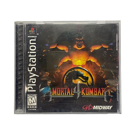 Jogo Mortal Kombat 4 - PS1