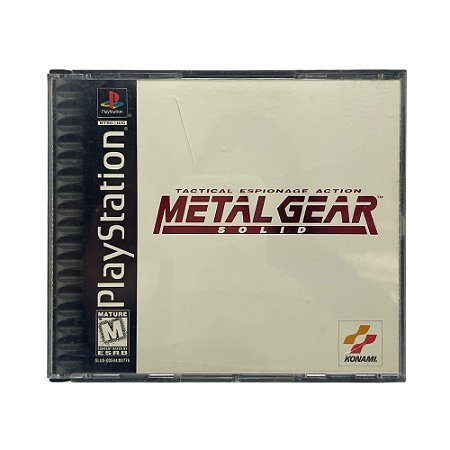Jogo Metal Gear Solid - PS1