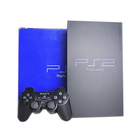 Console PlayStation 2 FAT Preto SCPH-39001 - Sony (AMERICANO)