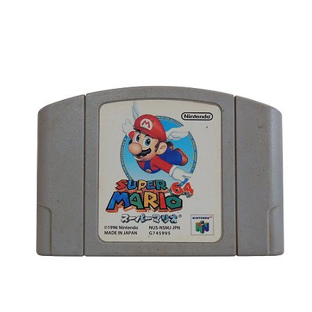 Jogo Super Mario 64 - N64 (Japonês)