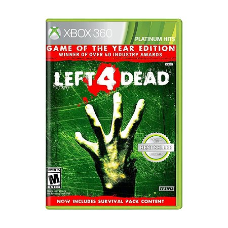 Jogo Left 4 Dead (GOTY) - Xbox 360 (Platinum Hits)