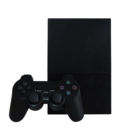 Console PlayStation 2 Slim Preto - Sony (Desbloqueado 2.00)
