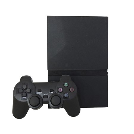 Console PlayStation 2 Slim Preto - Sony (Desbloqueado 1.93)