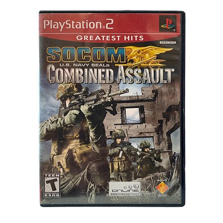 Jogo SOCOM: U.S. Navy SEALs: Combined Assault - PS2 (Greatest Hits)