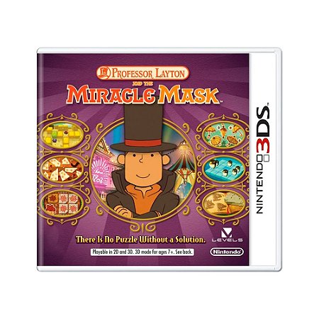 Jogo Professor Layton and the Miracle Mask - 3DS