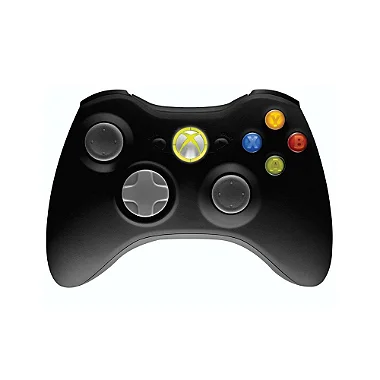 Controle Microsoft Preto sem fio - Xbox 360