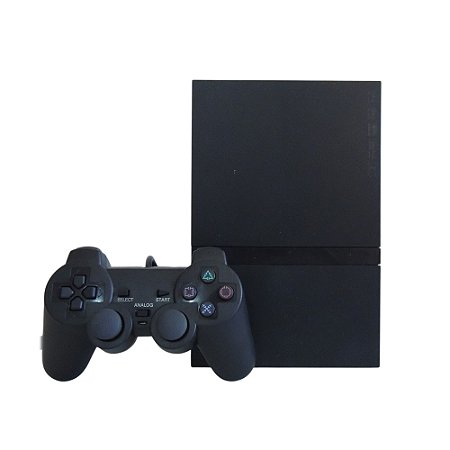 Console PlayStation 2 Slim Preto - Sony (Desbloqueado 1.93)