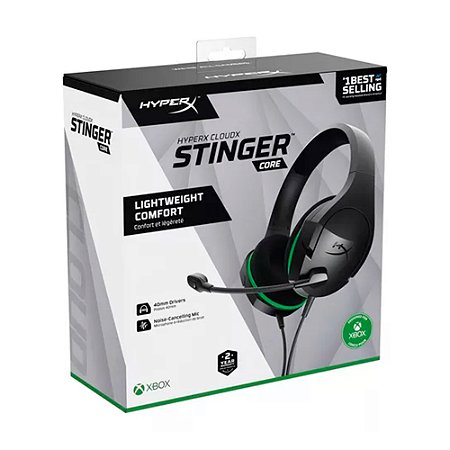 Headset Gamer HyperX CloudX Stinger Core Wireless para Xbox One e Série X/S - HyperX