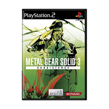 Jogo Metal Gear Solid 3: Subsistence - PS2