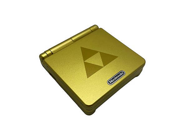 Console Game Boy Advance SP Dourado Zelda - Nintendo (Carcaça 2ª linha)