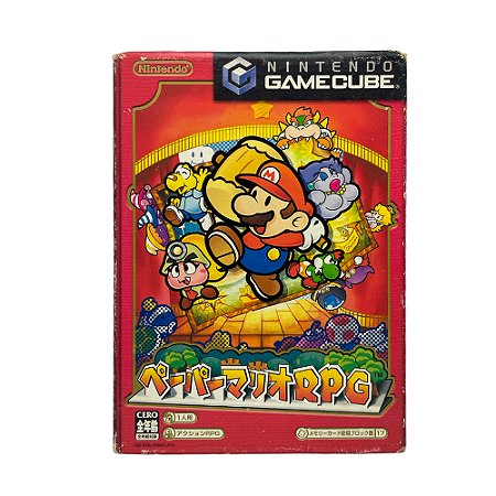 Jogo Paper Mario RPG - GameCube (Japonês)