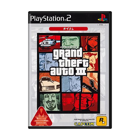 Jogo Grand Theft Auto III - PS2 (Japonês)