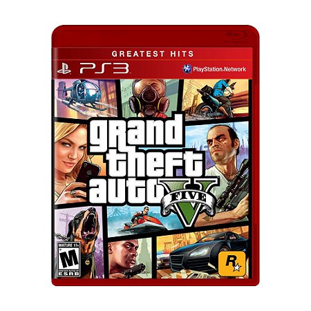 Jogo Grand Theft Auto V - PS3 (Greatest Hits)