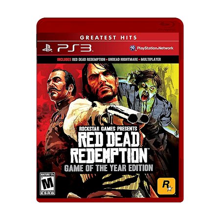 Jogo Red Dead Redemption (Game of the Year Edition) - PS3 (Greatest Hits)